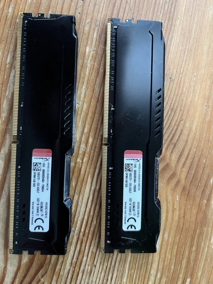 32GB (2x16GB) DDR4 2666 HX426C16FB/16 Desktop Memory 1.2V 288pin - Image 2 of 3