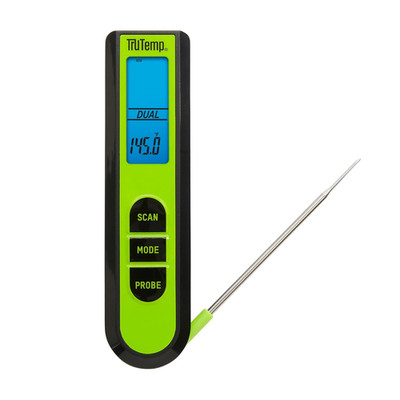 Trutemp Dual Instant Read Infrared Meat and Food Thermometer, Digital for Cookin