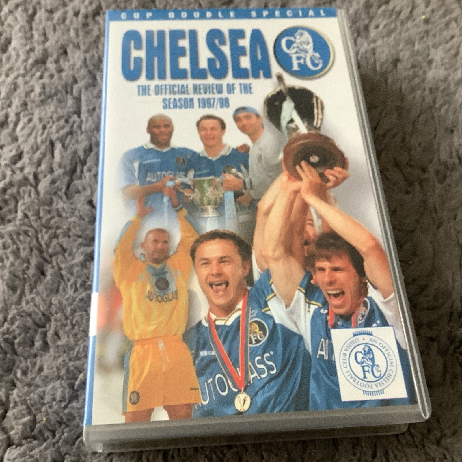 CHELSEA - OFFICIAL REVIEW OF SEASON 1997/98 VHS UK PAL FOOTBALL ERA NOSTALGIA