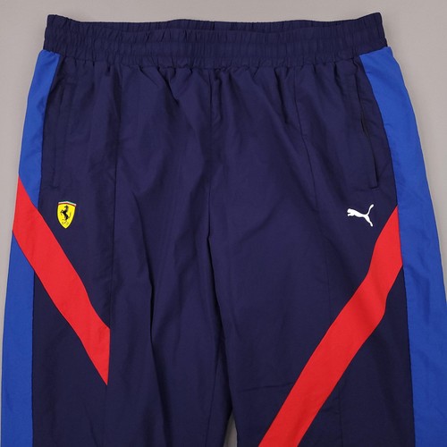 Puma Ferrari Track Suit Mens 2XL Blue Red Full Zip Jacket Pants F1 Racing Set - Picture 12 of 16