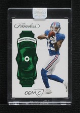 2017 Panini Flawless Emerald /5 Odell Beckham Jr #67