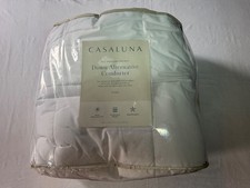 NWT Casaluna King Size All Season White Comforter Down Alternative