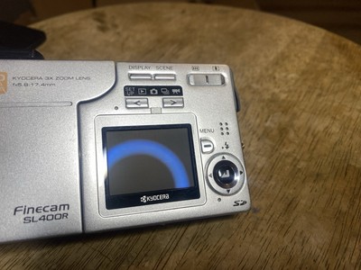 Kyocera Finecam SL400R Digital 4.0MP Camera 3x Zoom Lens Burst