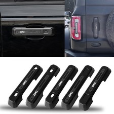 Omu For 2021-2024 Ford Bronco 4 Door Aluminum Door Handle Cover Trim 5pcs Omu For 2021-2024 Ford Bronco 4 Door Aluminum Door Handle Cover Trim 5pcs