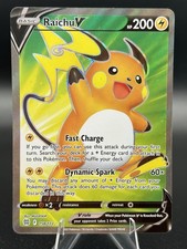 Pokemon Raichu V 158/172 Full Art Holo Ultra Rare Swsh09 Brilliant Stars NM on eBay