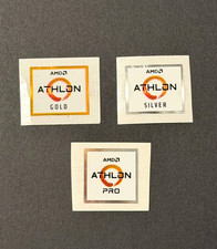 AMD Athlon Gold / Pro / Silver Desktop Laptop Sticker Label Badge Decal
