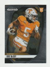 2025 Panini Prizm Draft Picks #123 Bru McCoy rookie card, Tennessee Volunteers. rookie card picture