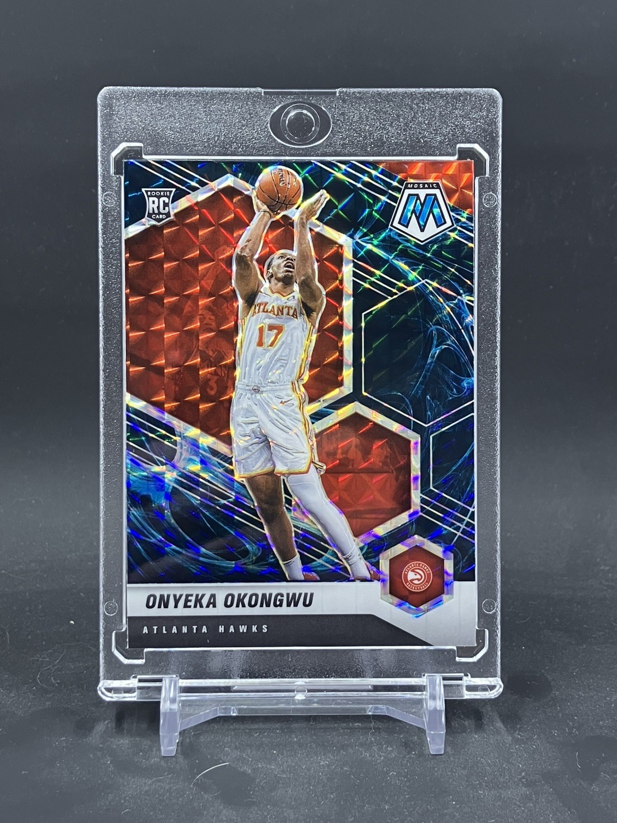 2020-21 Panini Mosaic NBA Onyeka Okongwu Rookie Genesis 225 Case Hit