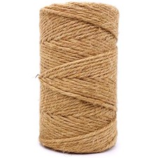 Jute Twine 328 Feet 2.5Mm 4Ply Brown String for Crafts and Gardening