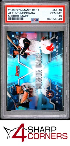 2016 BOWMAN'S BEST MIRROR IMAGE #MI-16 JOSE ALTUVE PSA 10