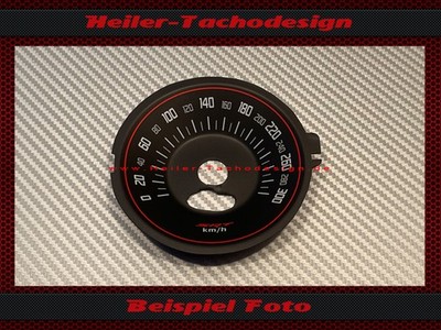Tachoscheibe für Dodge Challenger SRT 392 2018 3D 180 Mph zu 300 Kmh