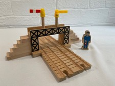 Thomas Wooden Railway Train PEDESTRIAN BRIDGE Double Wide Track Clickety Clack