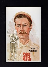 #58 KID NICHOLS, Braves ~ Perez-Steele Hall of Fame art postcard #8020/10,000