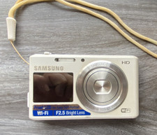 Samsung ST150F Compact Digital Camera White Wi-Fi f/2.5 Bright Lens