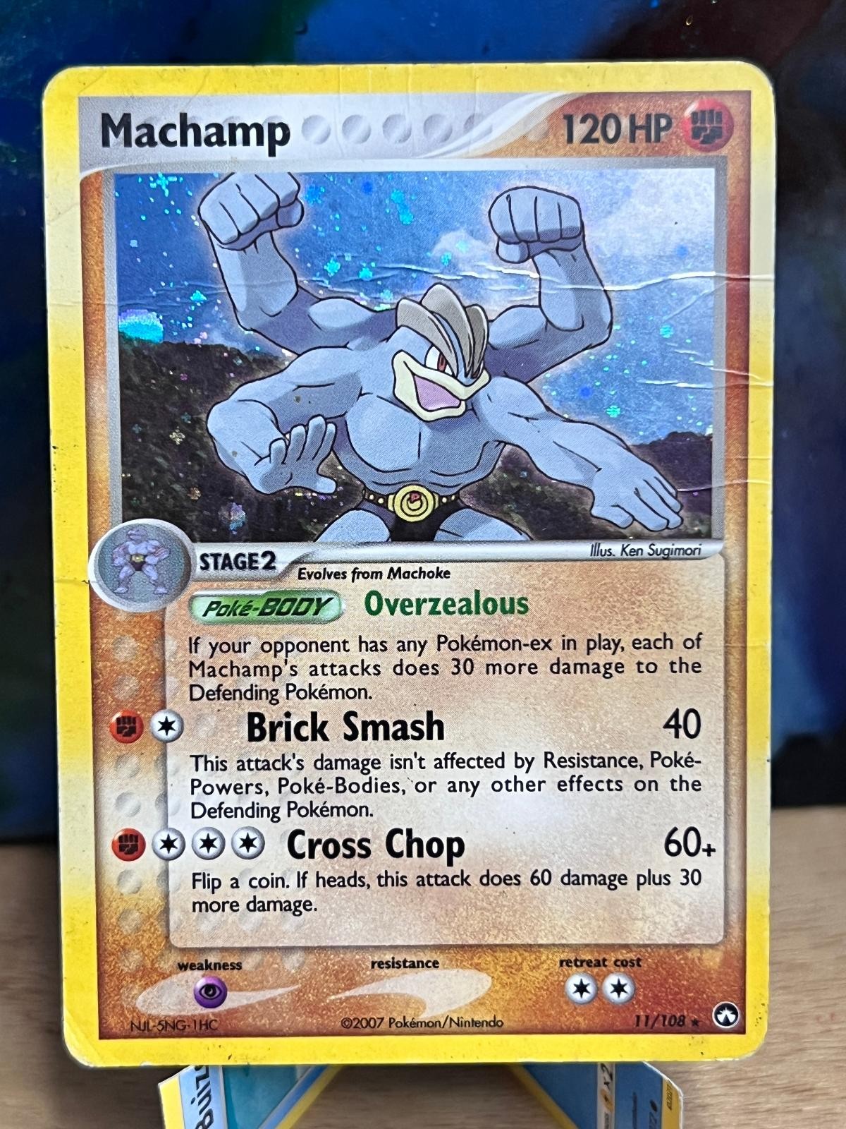 Power Keepers Machamp 11/108 Holo Rare Pokemon DMG