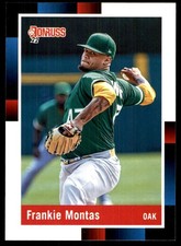 Frankie Montas 2022 Donruss #244 Athletics MLB READ FREE SHIPPING AutographDen
