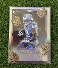 2025 Topps Chrome Jahmyr Gibbs Fortune 15 Refractor #f15-12