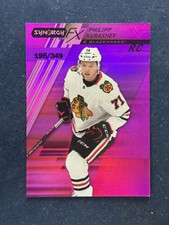 2020-21 UD Synergy FX Pink Philipp Kurashev Blackhawks /349 RC