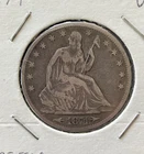 1874 With Arrows Seated Liberty Half Dollar VG Condition