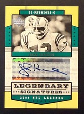 ks 2004 Upper Deck NFL Legends John Hannah Legendary Signatures Auto