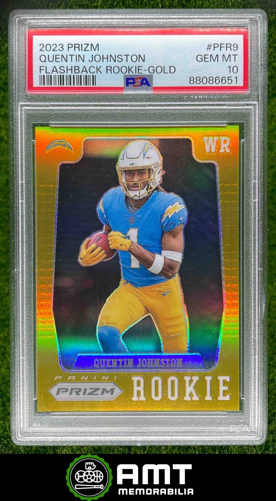 Quentin Johnston Panini Prizm Prizm Flashback Rookie #PFR9 Gold