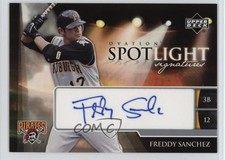 2006 Upper Deck Ovation Spotlight Signatures Freddy Sanchez #SS-FS Auto 1dm4