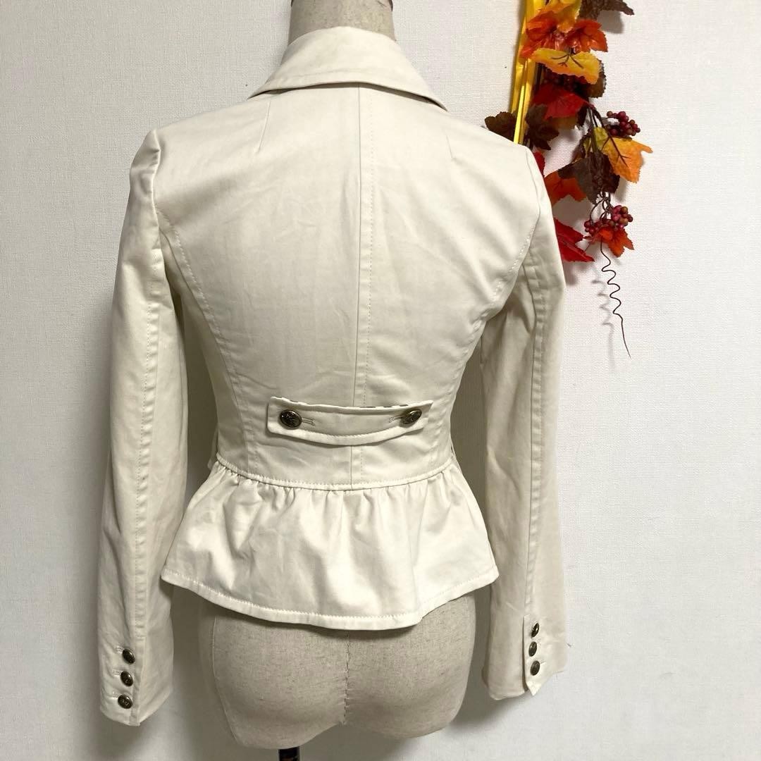 Burberry London Blue Label Stretch Jacket Nova Check Lining Size 36 For Women thumbnail 5