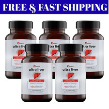 UpWellness Ultra Liver Supplement for Liver Health and Gallbladder Support 5Pack