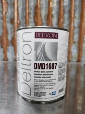 DMD1687 PPG Deltron Medium Satin Aluminum 1 Quart Free Shipping!