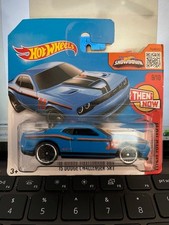 2016 Hot Wheels 15 Dodge Challenger SRT 109/250 Blue Then & Now SHORT CARD S53
