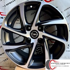 4 CERCHI IN LEGA ORIGINALI RAGGIO 16 OPEL CORSA NEW NERO OPACO DIAMANTATO