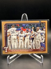 2025 Topps Series 2 - Texas Rangers #593 Gold /2025