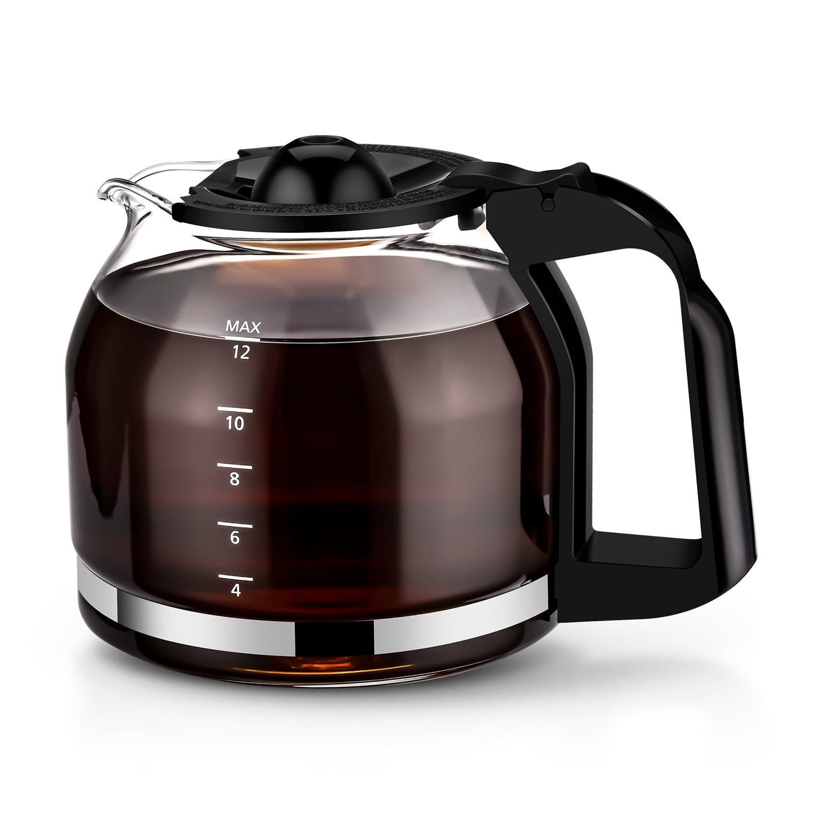 High quality 12 Cup Glass Replacement Carafe Free shipping
