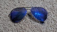Maui Jim Mavericks MJ 264-17 Silver Titanium / Blue Hawaii Polarized Aviators