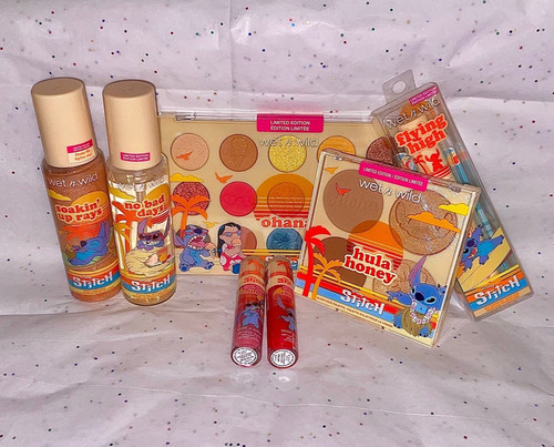 wet n wild x lilo and stitch limited edition makeup & body care set - 7 PCS - Picture 1 of 11