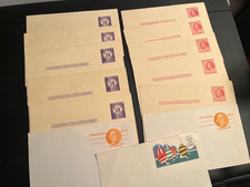 Lot Of 13  USPS  Mostly 2, 3 Cent  Pre Stamp Benjamin  Franklin and Liberty card