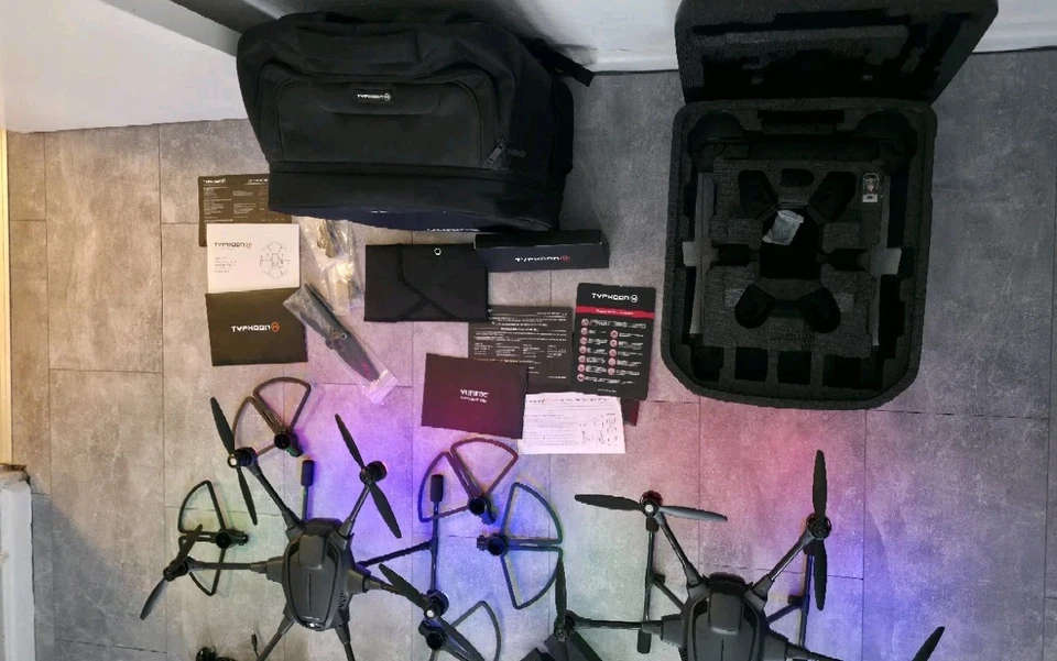 Yuneec Typhoon H XXL Set – 2 Drohnen Intel Inside 2x ST16, 4 Akkus, Tasche, Top! - Bild 3 von 4
