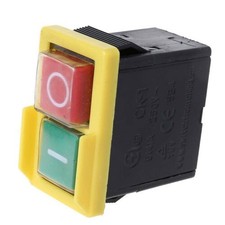 Magnetic Push Button Safety Switch On Off Switches Waterproof 1 Pcs AC 250V