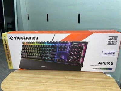 SteelSeries APEX 5 Hybrid Mechanische JP Gaming Tastatur OLED JUNK