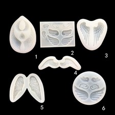 Angel Evil Wings Pendant Resin Casting Mold Silicone Mold Jewelry Making Tools