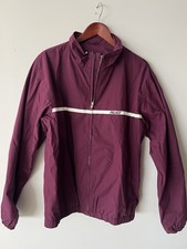 Palace Maroon Zip Track Jacket Size XL