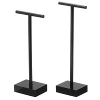 Ohrring-AusstellungsstäNder, 2 StüCk Acryl-Ohrringhalter OhrringstäNder, Schwarz