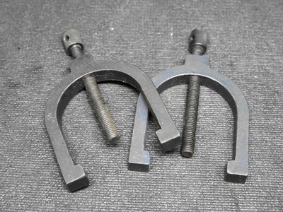 TWO !!  V-Block Clamps & Screws Manufacturer Unknown