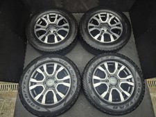 4x Genuine Ford Ranger 18" Wildtrak Alloy Wheels + Goodyear AT Tyres