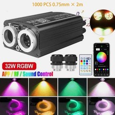 1000X Twinkle Car Home Headliner Roof Ceiling Shooting Star Light 2M Fiber Optic