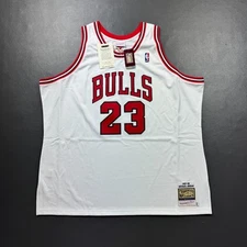 100% Authentic Michael Jordan Mitchell Ness 97 98 Bulls Jersey Size 60 4XL Mens