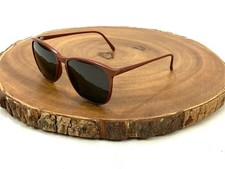 SMITH Sunglasses Lassen Matte Rust Brown Vintage Logo Glass Dark Lenses Unisex