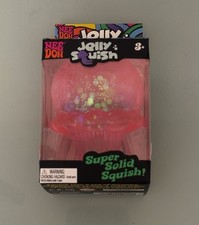 NeeDoh Pink Glitter Jellyfish Jelly Squish Toy Squishy By Schylling