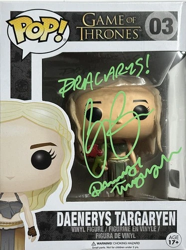 🔥Funko Pop! Game Of Thrones: Daenerys #03 Signed Emilia Clarke Rare W/COA!🔥