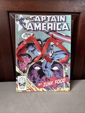 Captain America Flip Flops Size 5/6 Adult By Junk Food